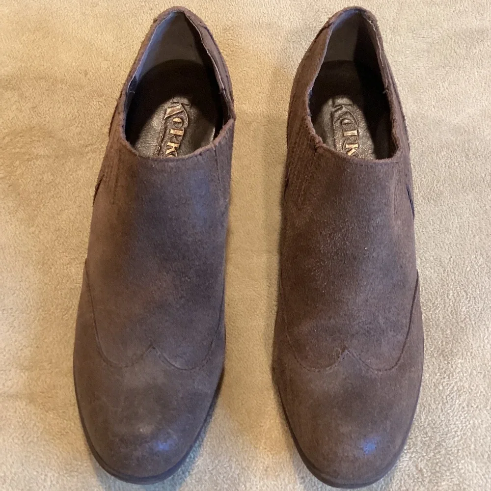 Korks by Kork Ease Brown Hadley Wingtip Ankle Boot, US Size 9, EU 40.5, UK 7‎
